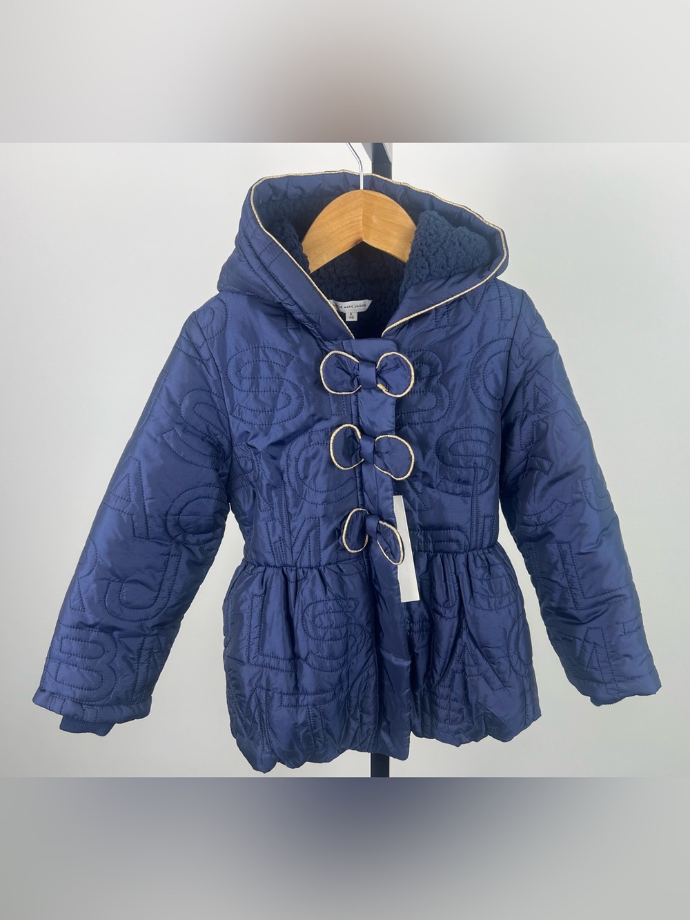 Marc Jacobs Girls Puffer Coat/Jacket, Navy, Size 5